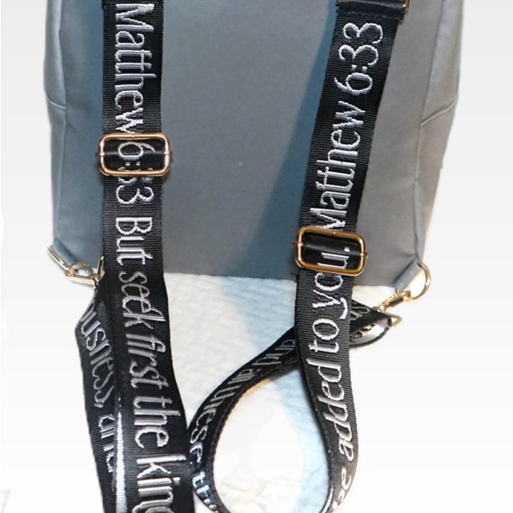 Matthew 6:33 Backpack by God Totes - Picture 2 of 15